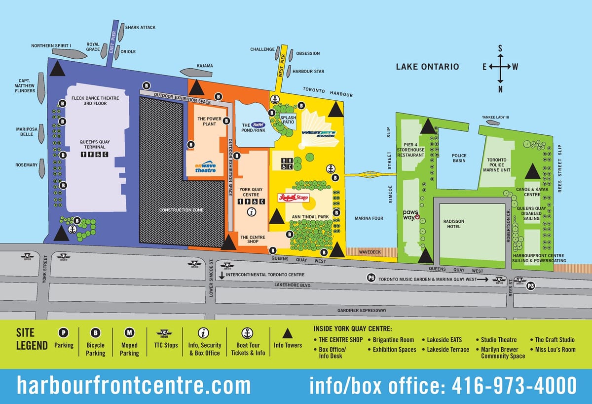 Карта на Harbourfront Центар