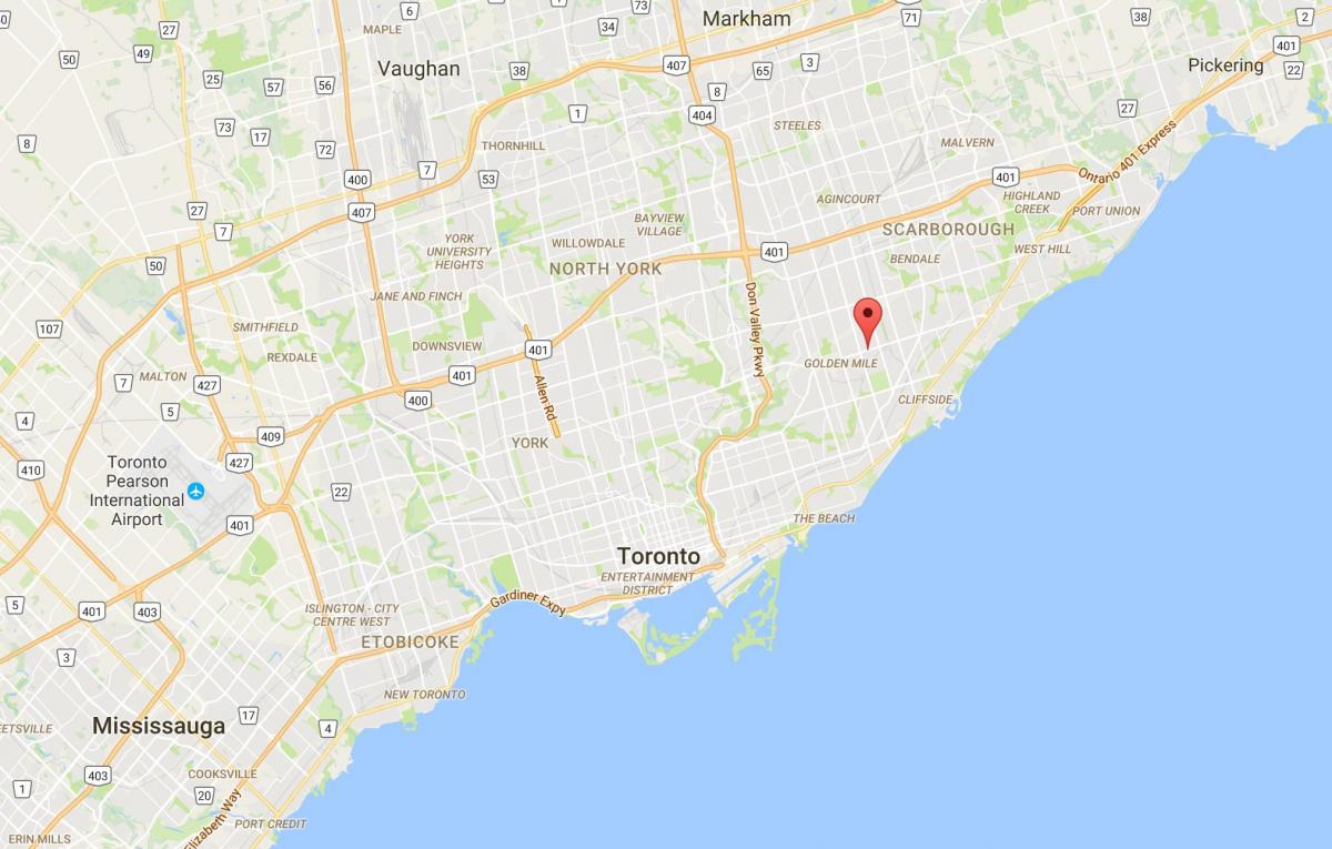 Карта на Ionview област Торонто