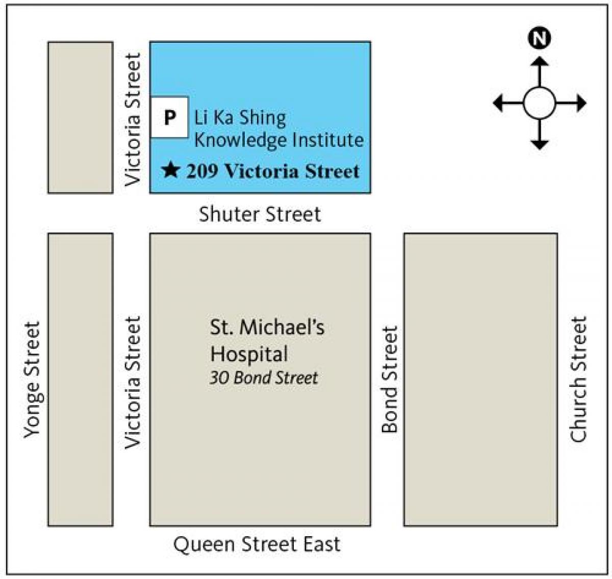 Карта на Li Ка Shing Знаење Институт за Торонто
