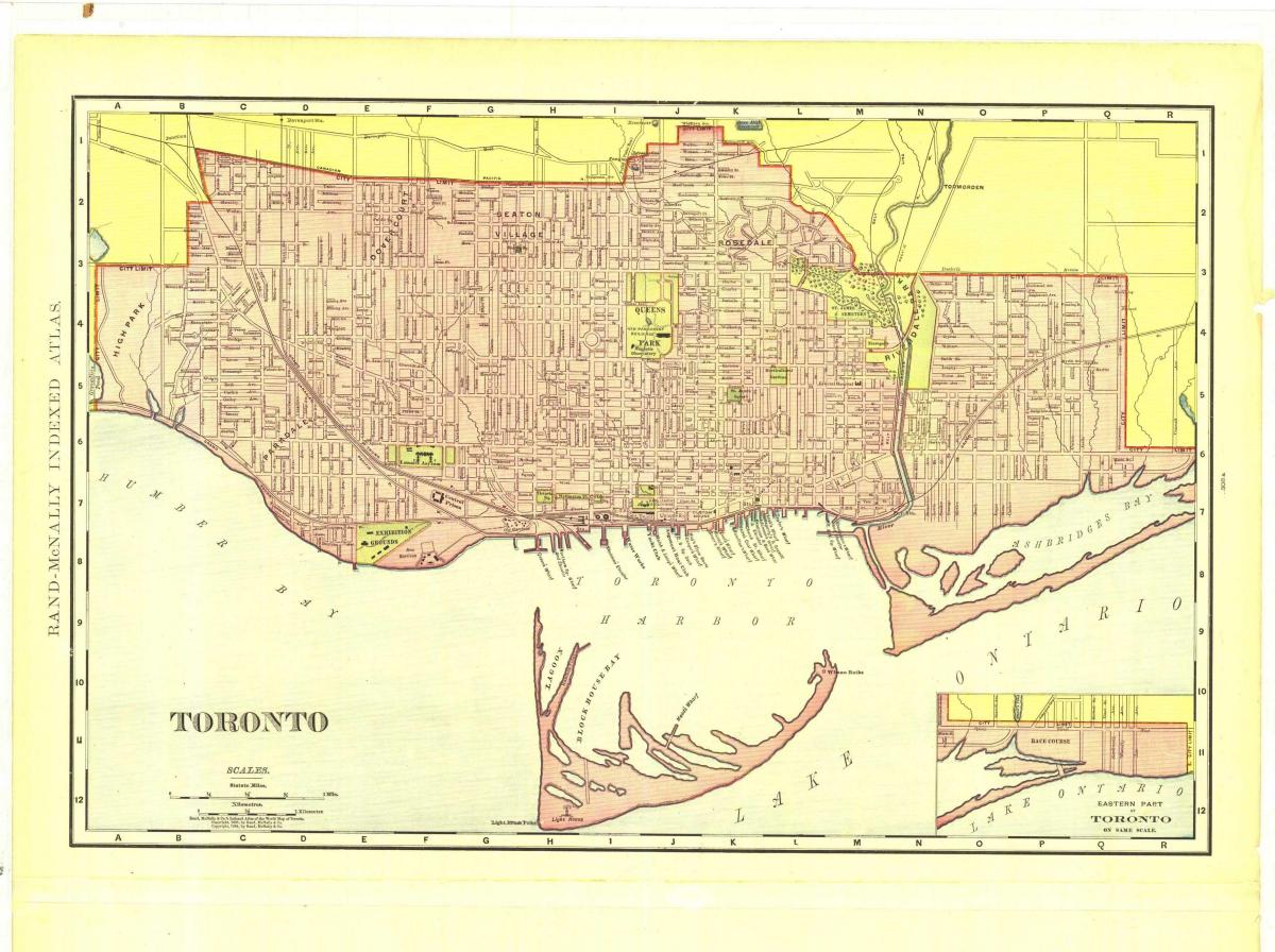 Карта на историски Торонто