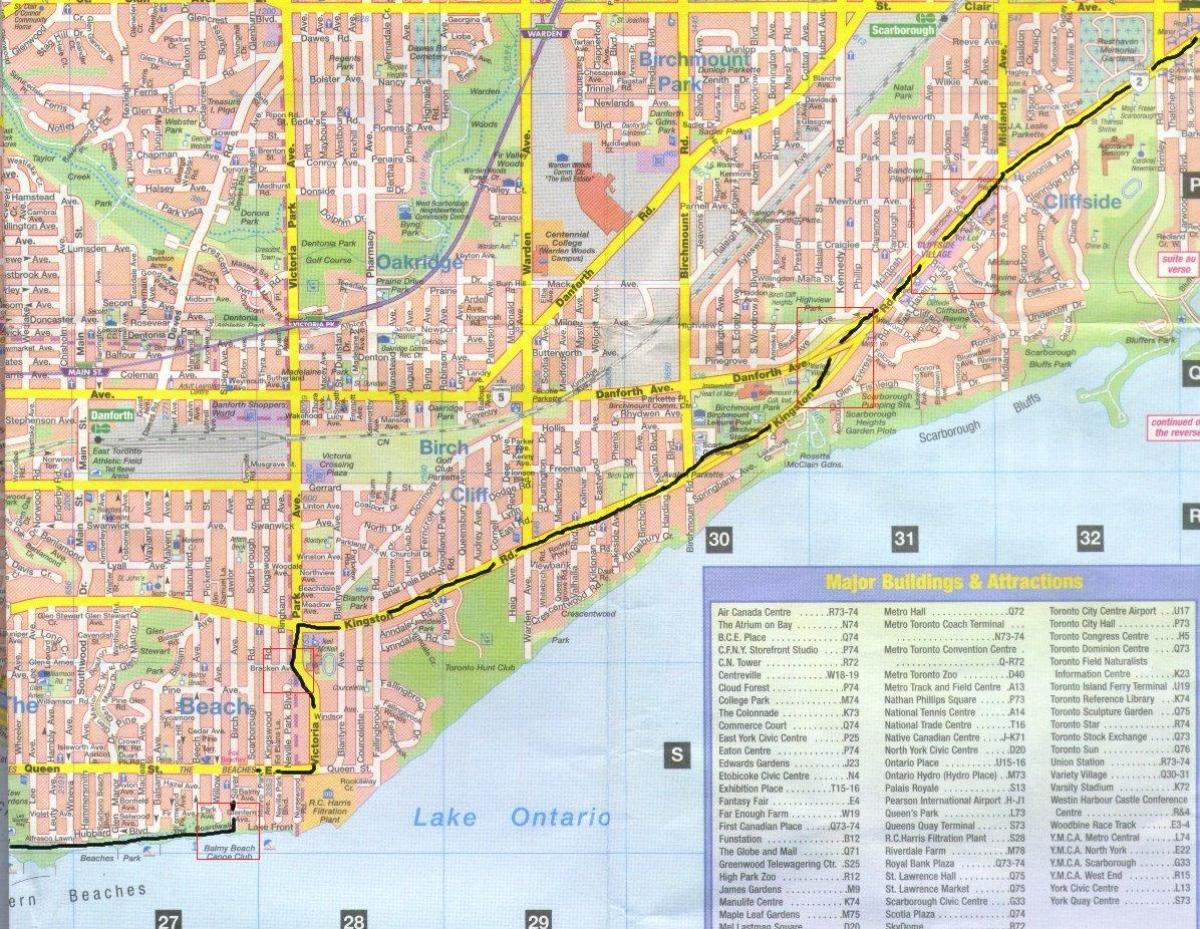 Карта на Кингстон патот Ontarion