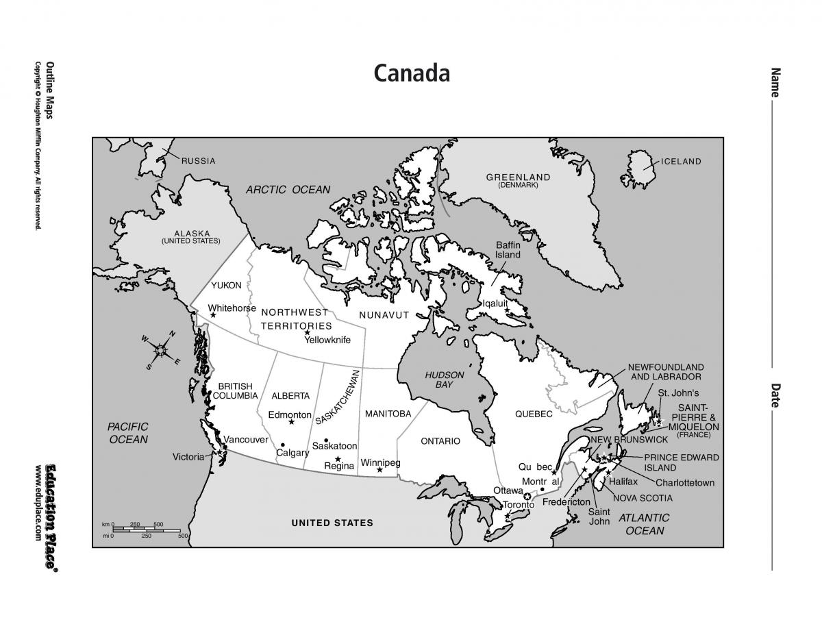 Карта на Торонто во канада