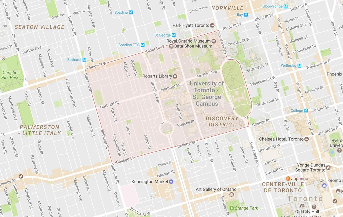 Карта на Универзитетот Торонто