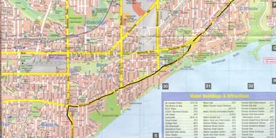 Карта на Кингстон патот Ontarion