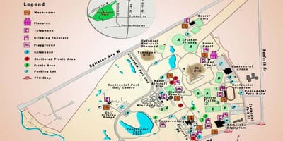 Карта на Стогодишнината Парк Стакленички Торонто
