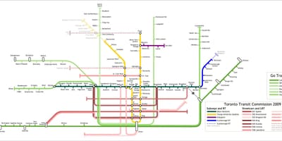 Карта на Торонто Оди Воз