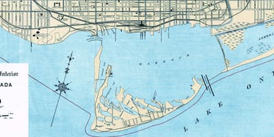 Карта на Торонто Пристаниште 1906