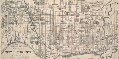 Карта на Торонто 1902 година