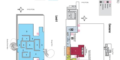 Карта на Уметничката Галерија од Онтарио Concourse