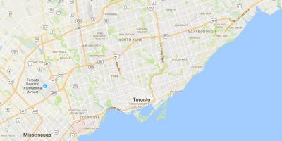 Карта на Alderwood Parkviewdistrict Торонто