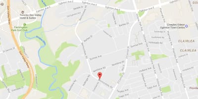 Карта на Bermondsey патот Торонто