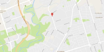 Карта на Bermondsey соседство Торонто