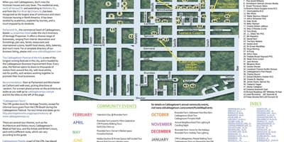 Карта на Cabbagetown настани Торонто