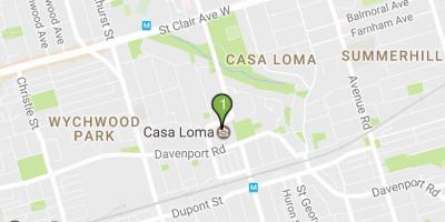 Карта на Каса Лома Торонто