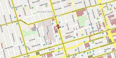 Карта на Chinatown Торонто