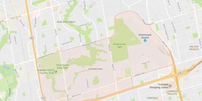 Карта на Downsview соседство Торонто