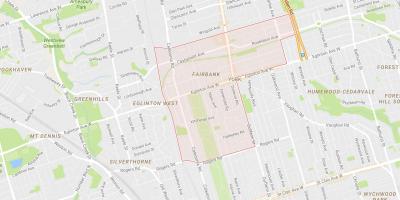 Карта на Fairbank соседство Торонто
