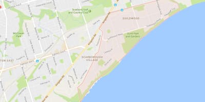Карта на Guildwood соседство Торонто