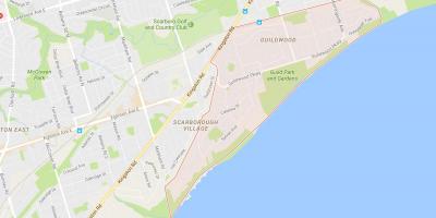 Карта на Guildwood соседство Торонто