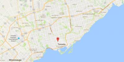 Карта на Harbord Село област Торонто