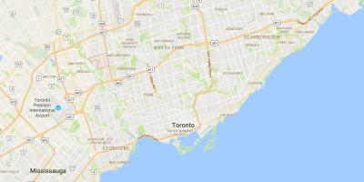 Карта на Humbermede област Торонто