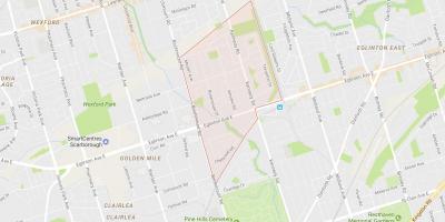Карта на Ionview соседство Торонто