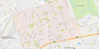 Карта на Malvern соседство Торонто