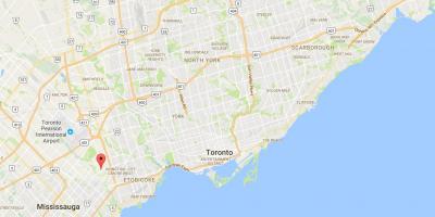 Карта на Markland Дрво област Торонто