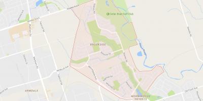 Карта на Morningside Височини соседство Торонто