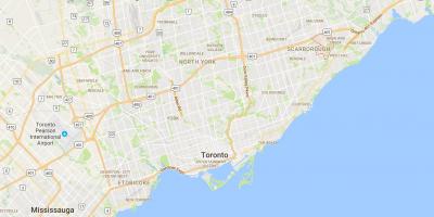 Карта на Morningside област Торонто