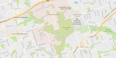 Карта на Morningside соседство Торонто