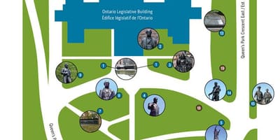 Карта на Queen ' s Park Торонто