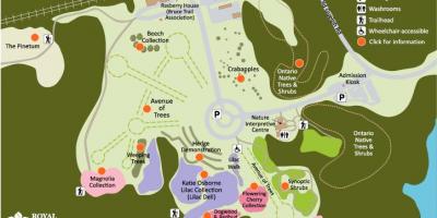 Карта на RBG Arboretum