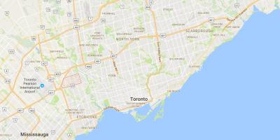 Карта на Richview област Торонто