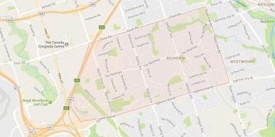 Карта на Richview соседство Торонто