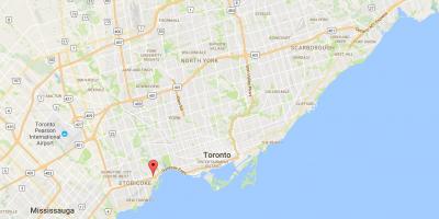 Карта на Stonegate-Queensway област Торонто