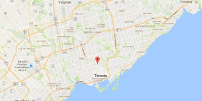 Карта на Summerhill област Торонто