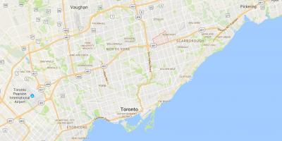 Карта на Tam О'Shanter – Sullivandistrict Торонто
