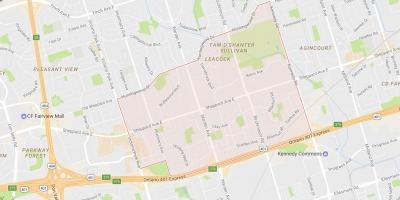 Карта на Tam О'Shanter – дискриминација во вработувањето соседство Торонто