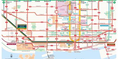 Карта на TTC во центарот на градот