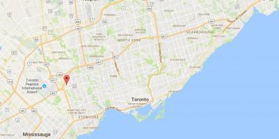 Карта на Willowridge област Торонто