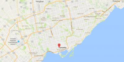 Карта на Александра парк област Торонто