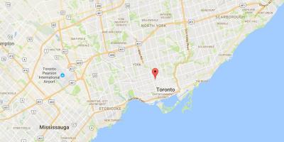 Карта на Анекс област Торонто