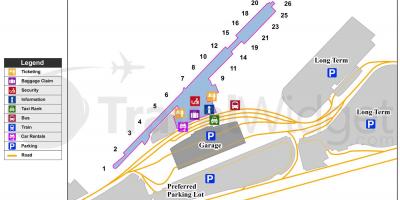 Карта на Бивол Нијагарините аеродром