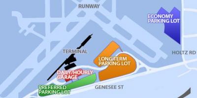Карта на Бивол Нијагарините аеродром паркинг