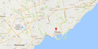 Карта на Болдвин Село област Торонто