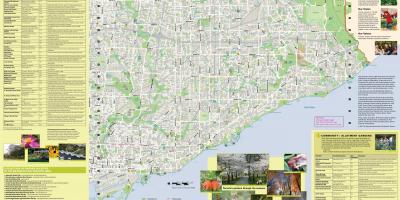 Карта на градини Торонто исток