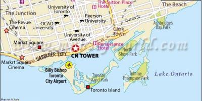 Карта на ДОН кула Торонто