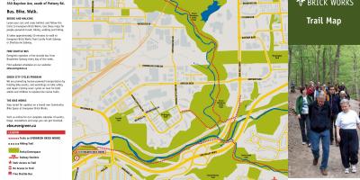 Карта на Зимзелени Brickworks Торонто