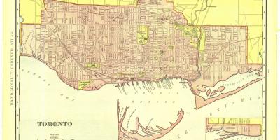 Карта на историски Торонто